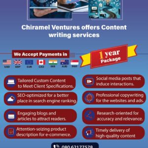 Content Writing Services one year package